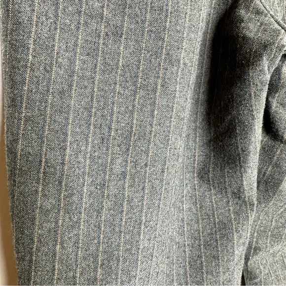 Janie and Jack Grey Wool Pinstripe Joggers - Picture 12 of 13